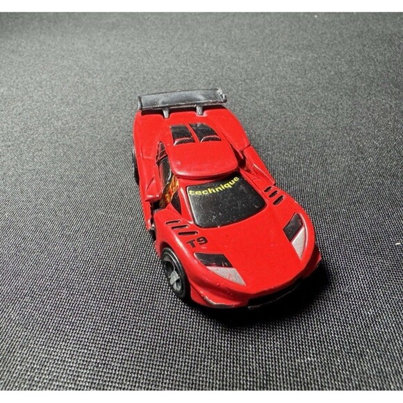 1998 Hot Wheels Crashers "Bi-Sector" Car – Technique T9 Red – GUC - Picture 2 of 8